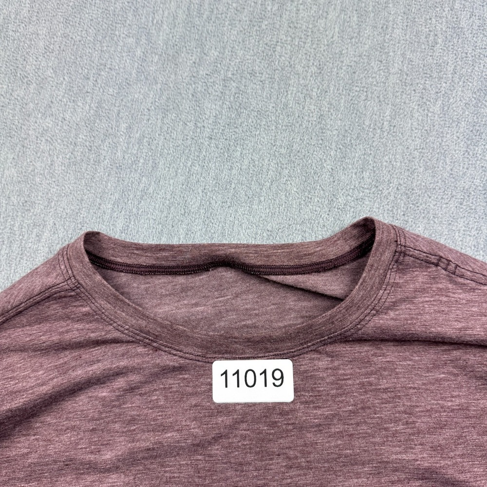 Lululemon Shirt Mens Small Red Fresh Move Metal Vent Tech Stretch Performance - Picture 9 of 9